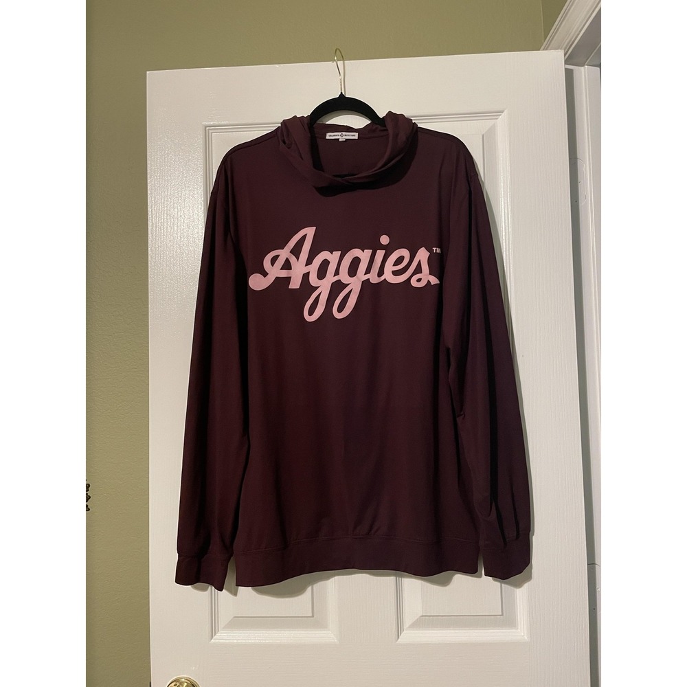 Texas A&M Aggies Shirt Mens XL Red NCAA Football Hoodie Collegiate Outfitters